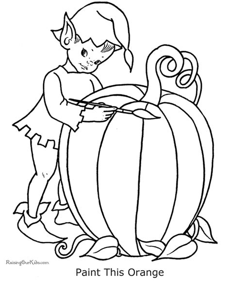 halloween coloring pumpkin pages