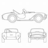 Ford Cobra Shelby Coloring Pages Printable Categories sketch template
