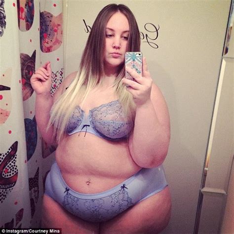 Plus Size Blogger Courtney Mina Encourages Women To Shed Their Clothes