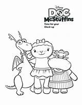 Mcstuffins Doc Coloring Pages Getdrawings sketch template