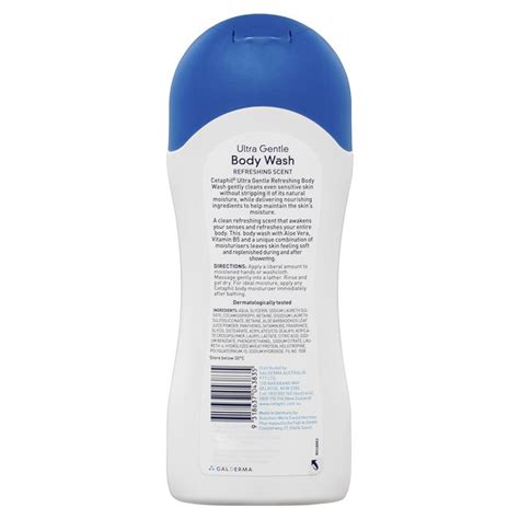 buy cetaphil ultra gentle refreshing body wash ml   chemist