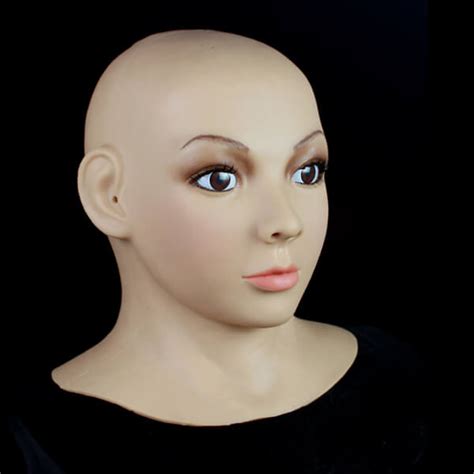 crossdresser female mask full head silicone face mask realistic of good