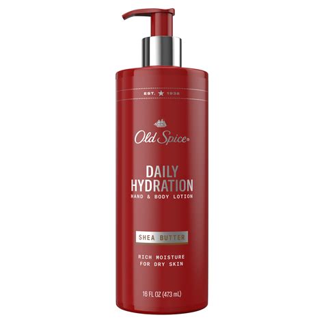 spice daily hydration hand body lotion  men  shea butter