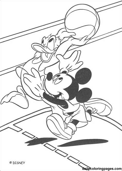mickey mouse playing basketball   mickey mouse
