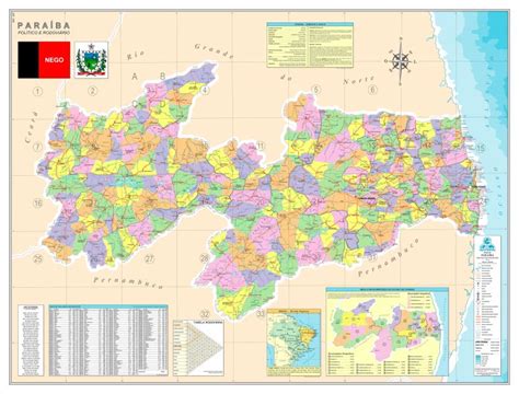 mapa dos municipios da paraiba  sports