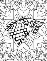 Coloring Thrones Game Pages Games Printable Adult House Colouring Book Books Getcolorings Animal Colorarty Draw Visit Getdrawings sketch template