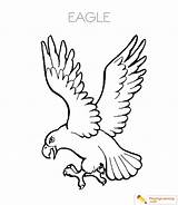Eagle Coloring Pages Flying Printable Kids Bald Sheet Playinglearning sketch template