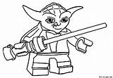 Coloring Wars Star Pages Yoda Print sketch template