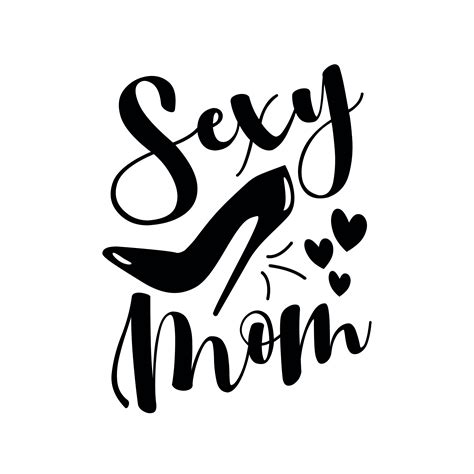 Sexy Mom With High Heel And Hearts Svg For Crafting Etsy Portugal