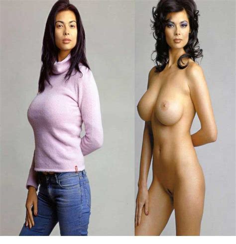 nude with and without clothes