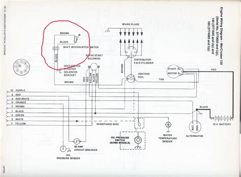 sea ray boat wiring diagram