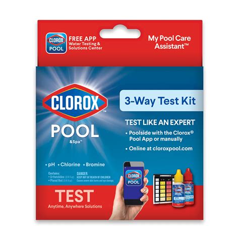 test kit test strips kits clorox poolspa
