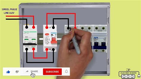 phase wiring installation  house  phase distribution board diagram wiring diagram
