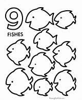 Coloring Pages Number Preschool Counting Printables Printable Learning Numbers Objects Kids Activity Worksheets Printouts Nine Color Sheets Count Sheet Preschoolers sketch template