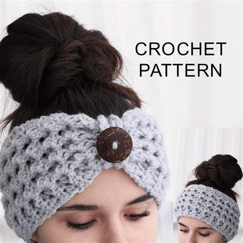 lida headband crochet pattern  easy design
