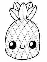 Pineapple Thr Printable sketch template