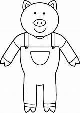Pigs Preschool Toddler Wecoloringpage sketch template