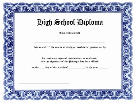ged diploma template wiring resources  ged certificate