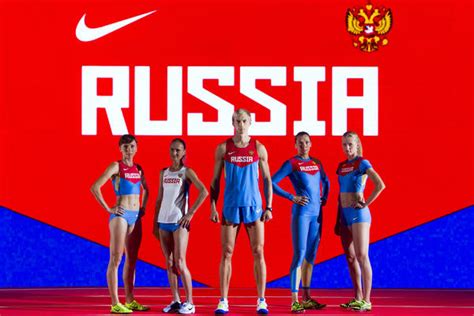 nike unveils uniforms for russian track and field federation nike news
