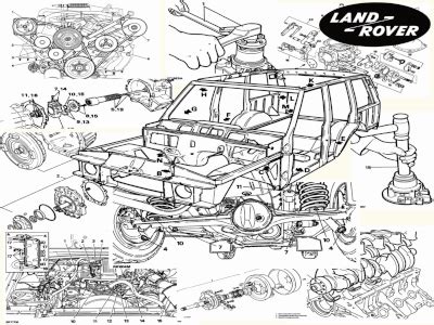 range rover   service manual parts catalogue