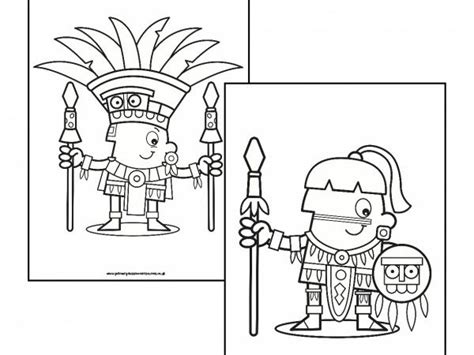 maya colouring pages teaching resources