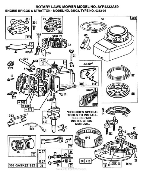 briggs stratton engine parts diagram