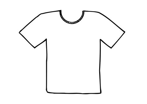 shirt coloring page coloring home