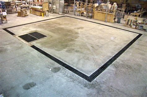 garage floor trench drain flooring tips