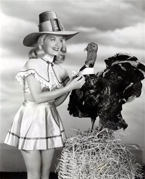 fashion and action happy thanksgiving retro turkey and pilgrim pin ups