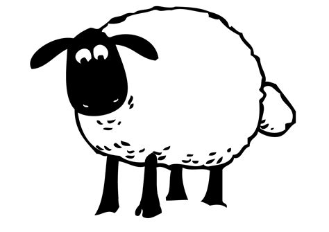 sheep animals  printable coloring pages