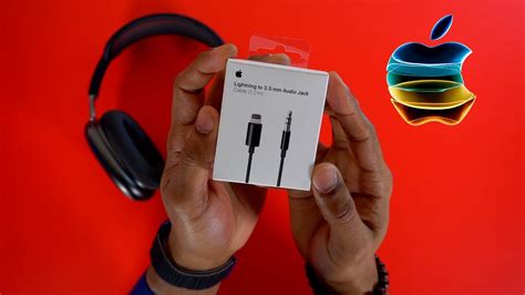 cable ligtning   mini jack  los airpods max youtube