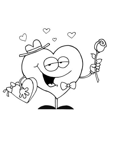 valentines day coloring pages supercoloring