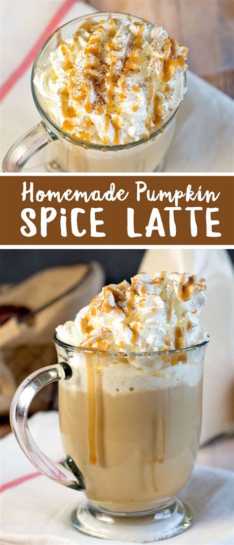 Homemade Pumpkin Spice Latte Recipe Made With Milk Pumpkin Sugar