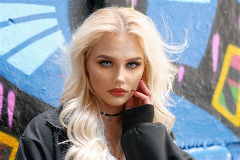 girl blonde lipstick model woman long hair wallpaper