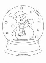 Globe Snow Coloring Pages Christmas Snowglobe Heat Clipart Miami Printable Winter Color Logo Getcolorings Print sketch template
