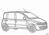 Fiat Coloring Pages Multipla Cars Kids Drawing Skip Main sketch template