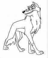 Coloring Balto Pages Cartoon Wolf Popular Library sketch template