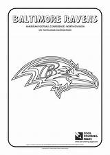 Nfl Coloring Pages Logos Football Ravens Cool Teams Baltimore American Team Logo Sheets Kids Printable North Division League National Sports sketch template