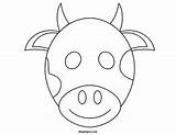 Cow Mask Color Printable Masks Animal Maskspot Template Kids Templates Coloring Diy Activities Animals Printables School Costume Kid Choose Board sketch template