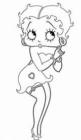Coloring Pages Betty Boop Adult Valentine Printable Cartoon Kids Book Choose Board sketch template