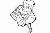 Rox Coloring Pages Xavier Tall Standing sketch template