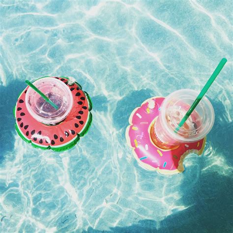 The Drink Floaties Were Essential On Our Palm Springs