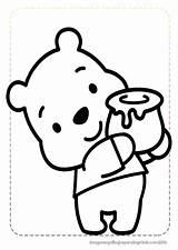 Dibujos Disney Colorear Kawaii Bear Pooh Fáciles Tiernos Para Faciles Pintar Guardado Por Toy Story sketch template