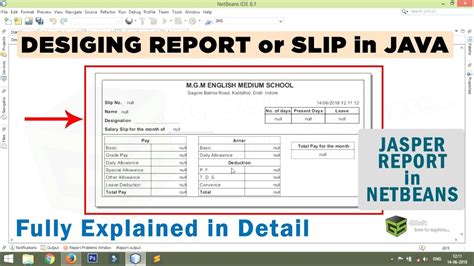 create  professional report  jasper report standard design
