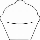 Cupcake Coloring Outline Pages Empty Easy Clipart Basic Drawing Printable Cupcakes Template Wecoloringpage Birthday Templates Cartoon Print Cute Clipartmag Kids sketch template