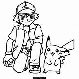 Coloring Pokeball Getcolorings Pages Pikachu sketch template