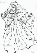 Sidious Emperor Palpatine Yoda sketch template