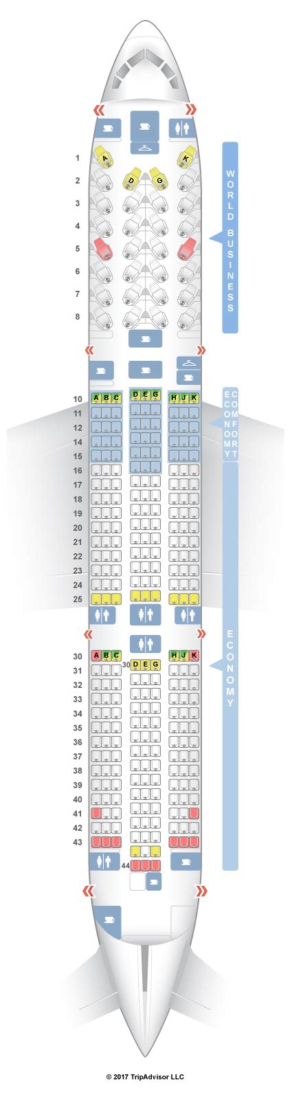 Seatguru Seat Map Klm Boeing 787 9 789