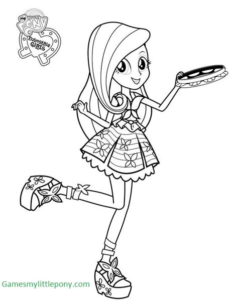 equestria girl fluttershy coloring page   pony coloring pages