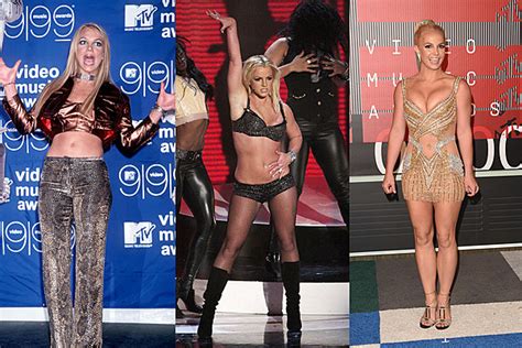 Britney Spears At The Vmas See Her Looks Through The Years
